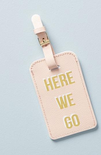 Anthropologie Celeste Luggage Tag - Pink