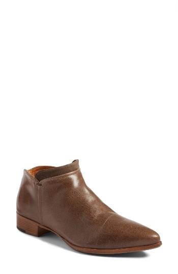 Women's Alberto Fermani 'serafina' Pointy Toe Bootie .5 M - Green