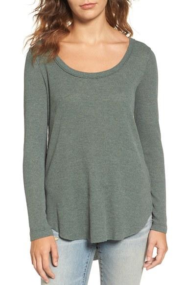 Women's Hinge Shirred Back Thermal Tee