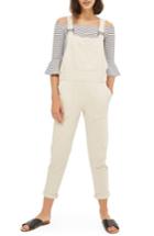 Women's Topshop Leon Slouch Utility Overalls Us (fits Like 0) - Ivory