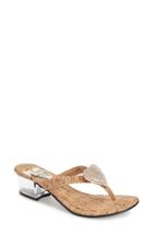 Women's Love And Liberty 'love' Jeweled Flip Flop Sandal