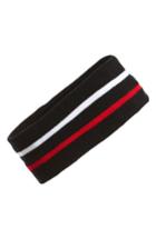 Cara Stripe Stretch Headband, Size - Black