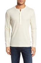 Men's Bonobos Lightweight Waffle Henley, Size - White