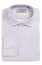 Men's Canali Regular Fit Stripe Dress Shirt .5 - Pink