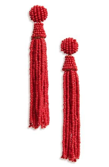 Women's Topshop Seed Bead Tassel Earrings