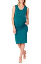 Women's Ingrid & Isabel Ruched Maternity Tank Dress - Blue/green
