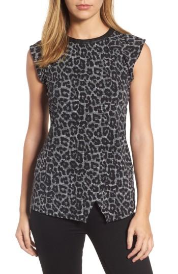 Women's Michael Michael Kors Leo Flutter Sleeve Top