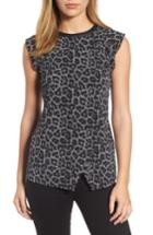 Women's Michael Michael Kors Leo Flutter Sleeve Top