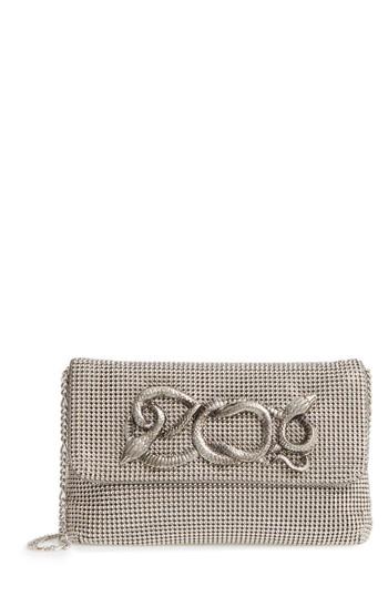 Whiting & Davis Serpent Mesh Clutch -