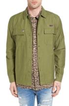 Men's Obey Mission Military Shirt Jacket