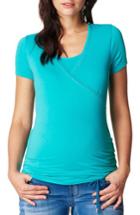 Women's Noppies Vera Maternity/nursing Tee, Size - Green