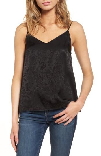 Women's Treasure & Bond Jacquard Camisole - Black