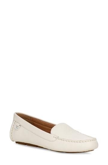 Women's Ugg Flores Driving Loafer - White