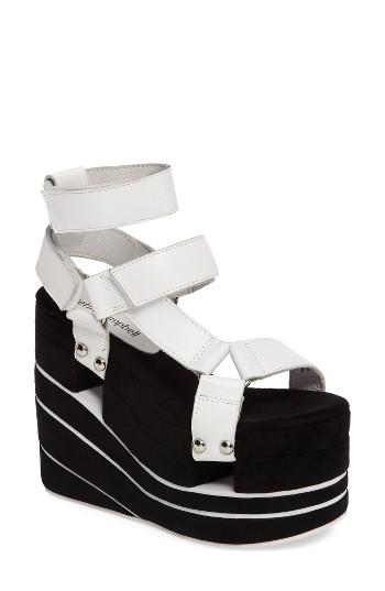 Women's Jeffrey Cambell Altamira Platform Wedge Sandal M - Black