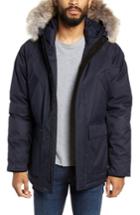 Men's Nobis Heritage Down Parka With Genuine Coyote Fur Trim - Blue