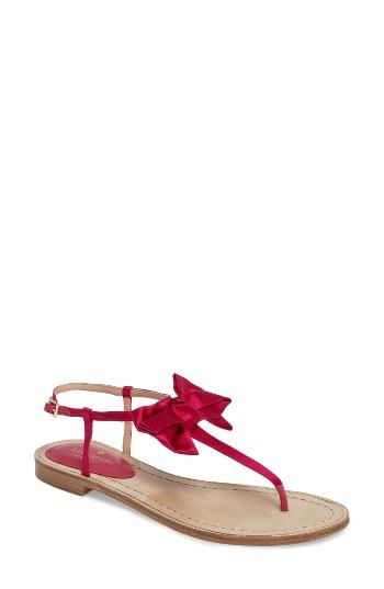 Women's Kate Spade New York Serrano Bow Sandal .5 M - Pink