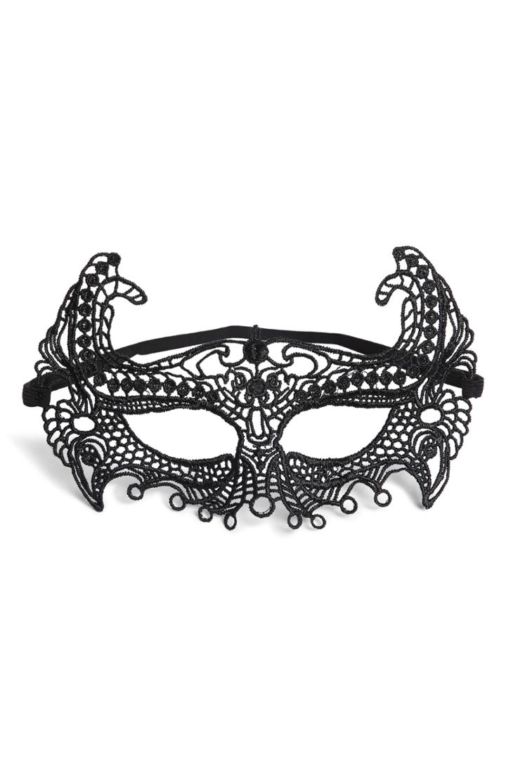 Tasha Ariana Crown Mask, Size - Black