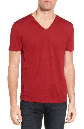 Men's John Varvatos Star Usa V-neck T-shirt - Red