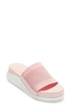 Women's Cole Haan 2.zerogrand Stitchlite(tm) Slide Sandal .5 M - Pink