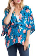 Women's Nom Maternity Floral Kimono Maternity Top, Size - None