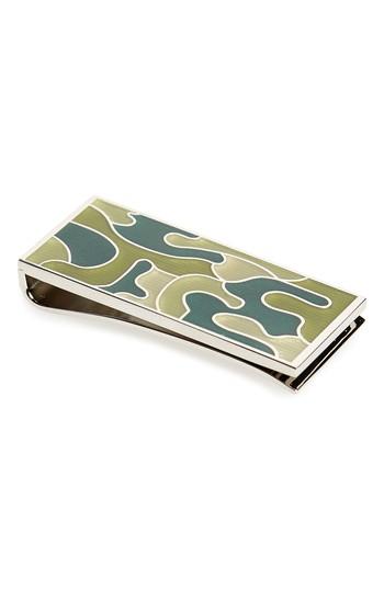Men's Paul Smith Camo Money Clip - Green