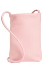 Baggu Leather Phone Crossbody Bag - Pink