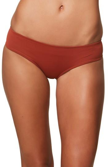 Women's O'neill Salt Water Solids Hipster Bikini Bottoms - Red