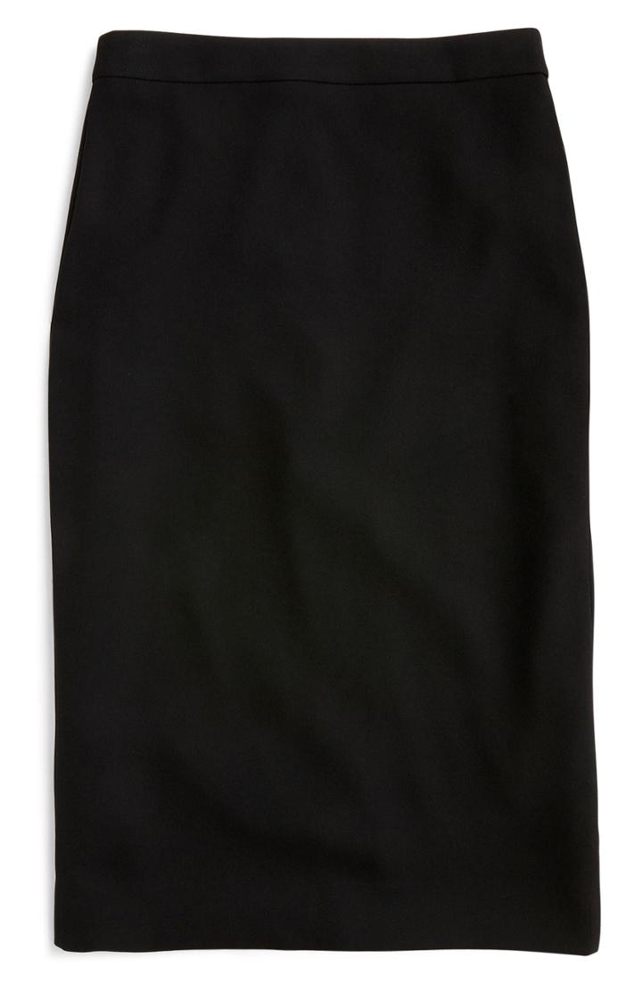 Women's J.crew No. 2 Pencil Skirt In 365 Crepe