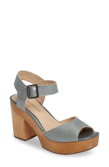Women's Kelsi Dagger Brooklyn Front Platform Sandal .5 M - Blue