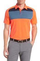 Men's Under Armour Threadborne Infinite Fit Polo Shirt, Size Medium - Coral