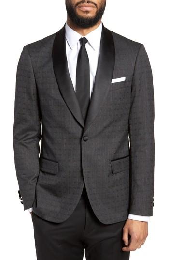 Men's Strong Suit Morgan Trim Fit Wool Dinner Jacket R - Grey
