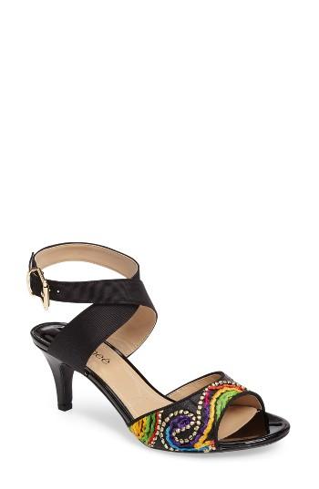 Women's J. Renee 'soncino' Ankle Strap Sandal B - Black