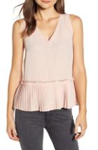 Women's Chelsea28 Pleat Bottom Tank Top - Black