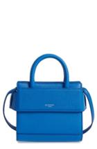 Givenchy Nano Horizon Grained Calfskin Leather Tote - Blue