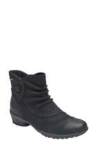 Women's Rockport Cobb Hill Raven Waterproof Bootie M - Black