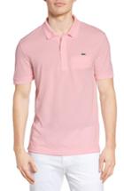 Men's Lacoste Regular Fit Pocket Pique Polo (m) - Pink