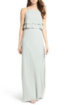 Women's Jenny Yoo Charlie Ruffle Bodice Gown - Blue
