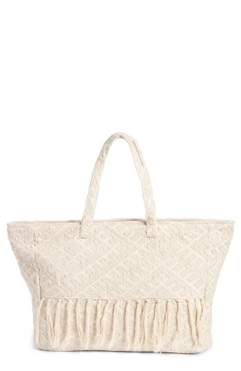 Amuse Society Desert Dreams Tassel Tote - Ivory