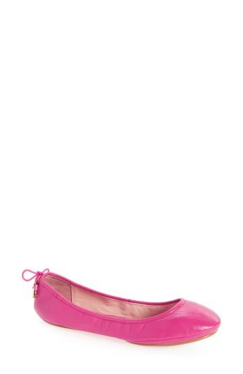 Women's Kate Spade New York Globe Foldable Ballet Flat .5 M - Pink