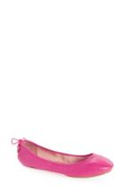 Women's Kate Spade New York Globe Foldable Ballet Flat .5 M - Pink