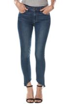 Women's Paige Hoxton High Waist Frayed Hem Ankle Skinny Jeans - Blue