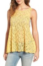 Women's Treasure & Bond Sheer Lace Swing Tank