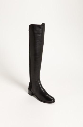 Women's Stuart Weitzman 'reserve' Over The Knee Boot M - Black