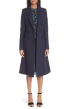 Women's Altuzarra Wool Blend Double Breasted Coat Us / 36 Fr - Blue