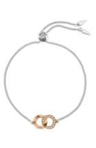 Women's Adore Interlocking Ring Adjustable Bracelet