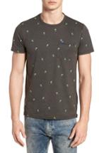 Men's Superdry Allover Print Lite Pocket T-shirt - Grey