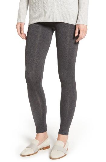 Women's David Lerner Mid Rise Leggings - Grey