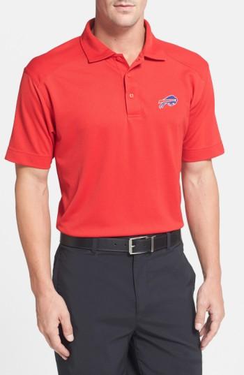 Men's Cutter & Buck Buffalo Bills - Genre Drytec Moisture Wicking Polo