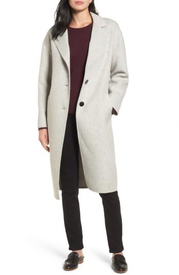 Women's Lamarque Clean Cocoon Peacoat - Grey