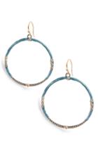 Women's Armenta New World Tsunami Enamel Diamond Hoop Earrings